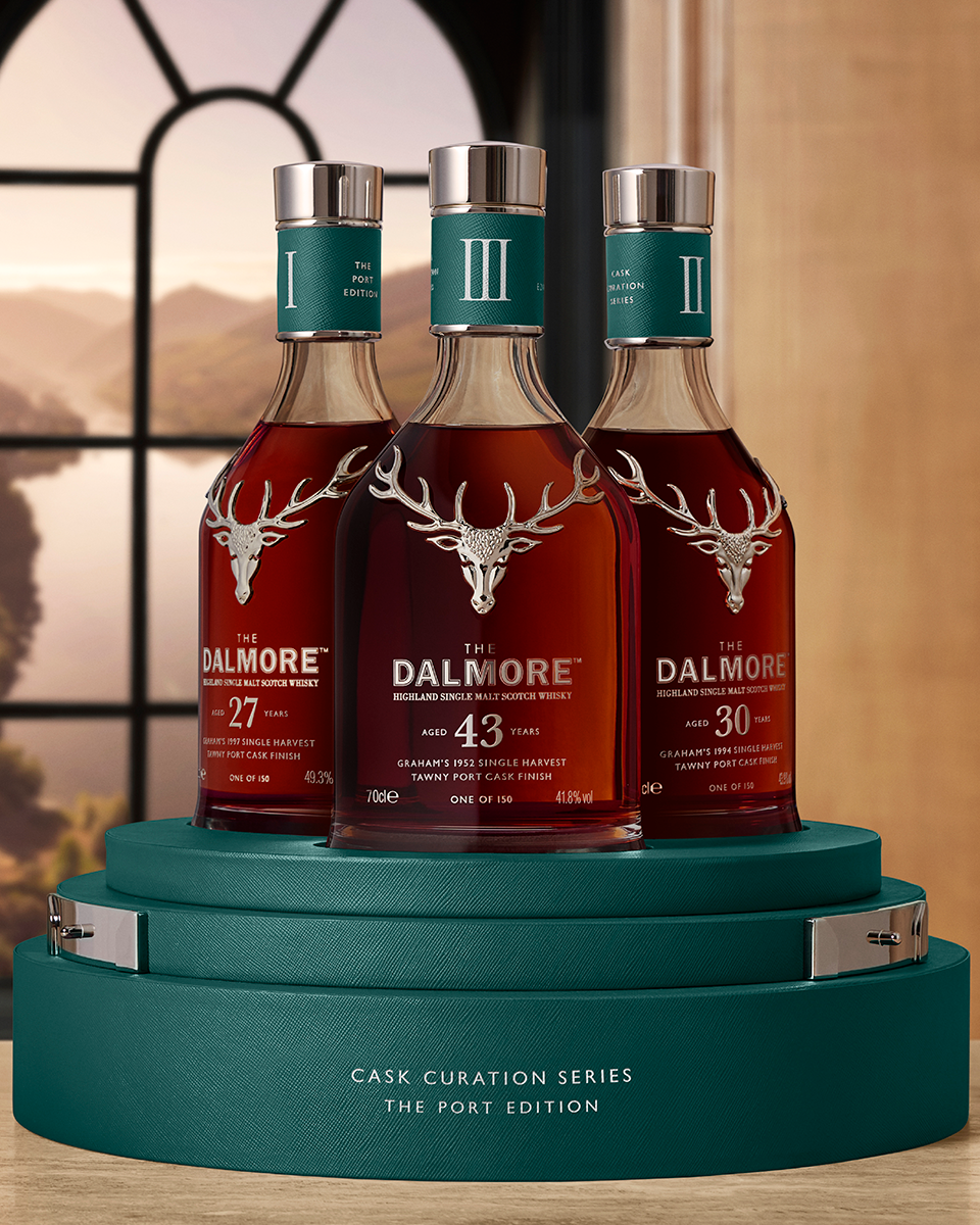 The Dalmore Cask Curation Series Port Edition bottles
