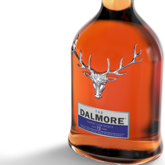 Dalmore 12YO Sherry Cask Select Bottle Angled