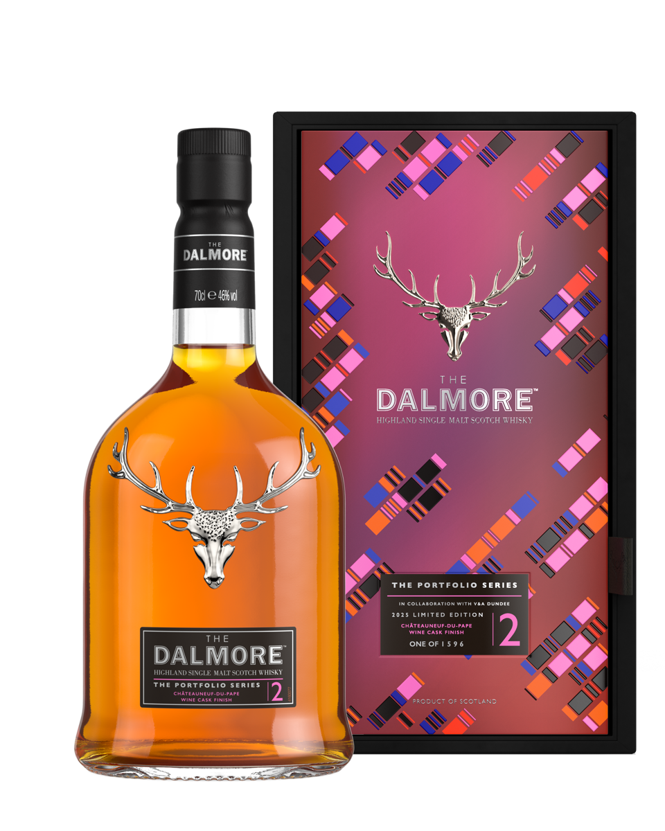 The Dalmore Portfolio Series 2025 Mid Box+Bottle Transparent